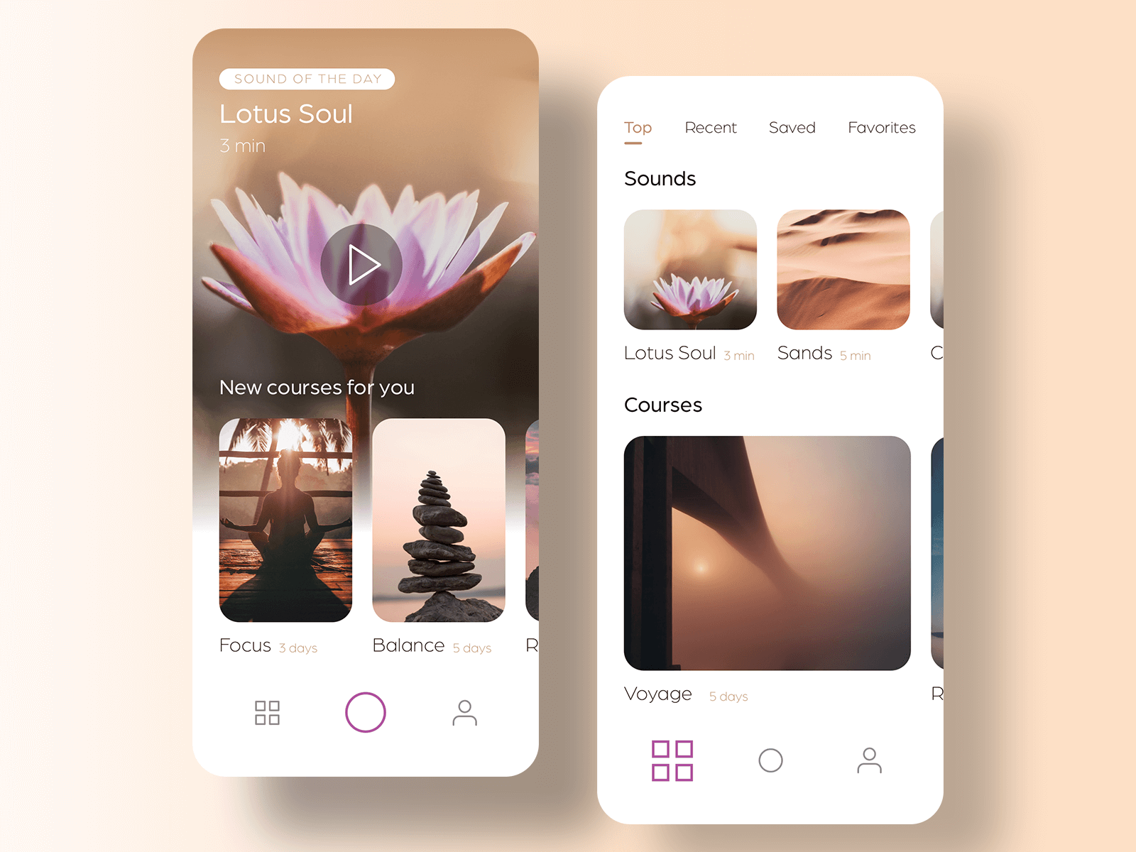 Free Lotus Meditation UI Kit cover image
