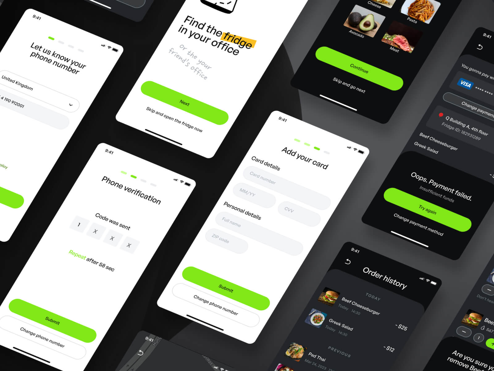 Food Vending Machine App UI Kit cover image