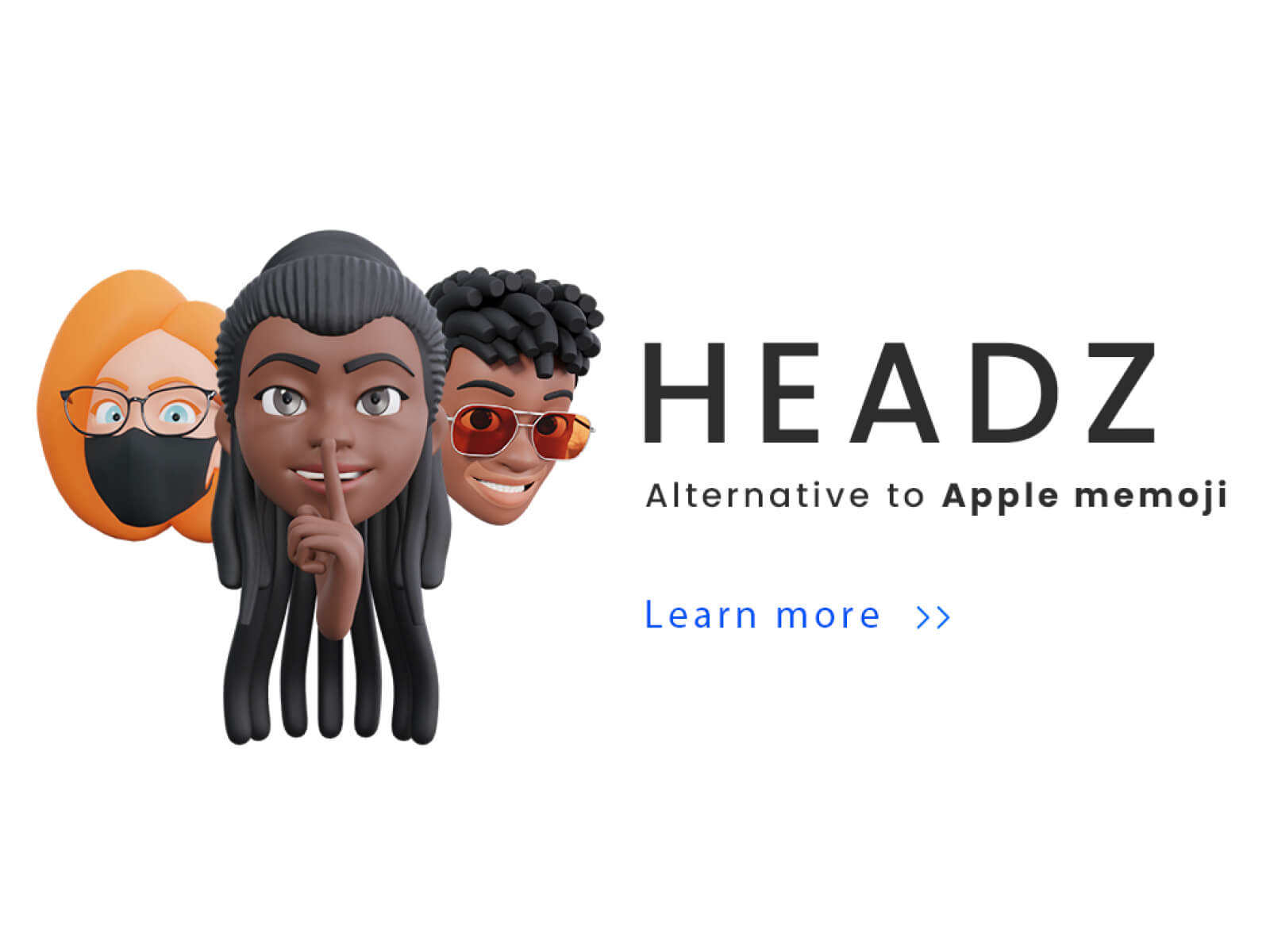 HEADZ - Alternative to Apple memoji cover image