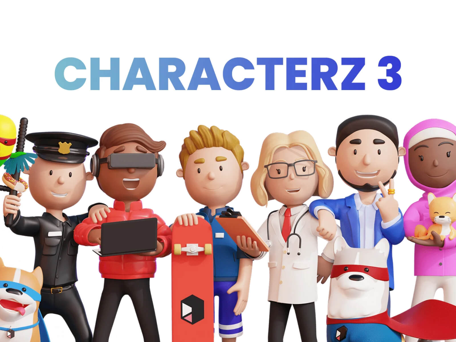 CHARACTERZ 3 - The biggest 3D library in the world cover image
