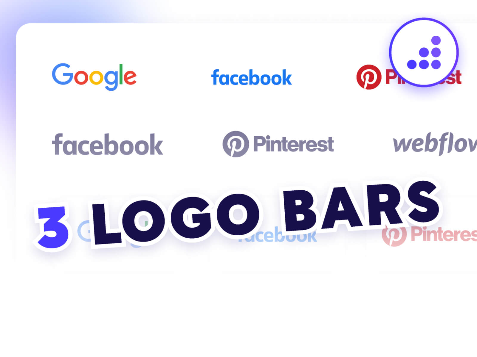 Website Logo Bars | BRIX Templates cover image