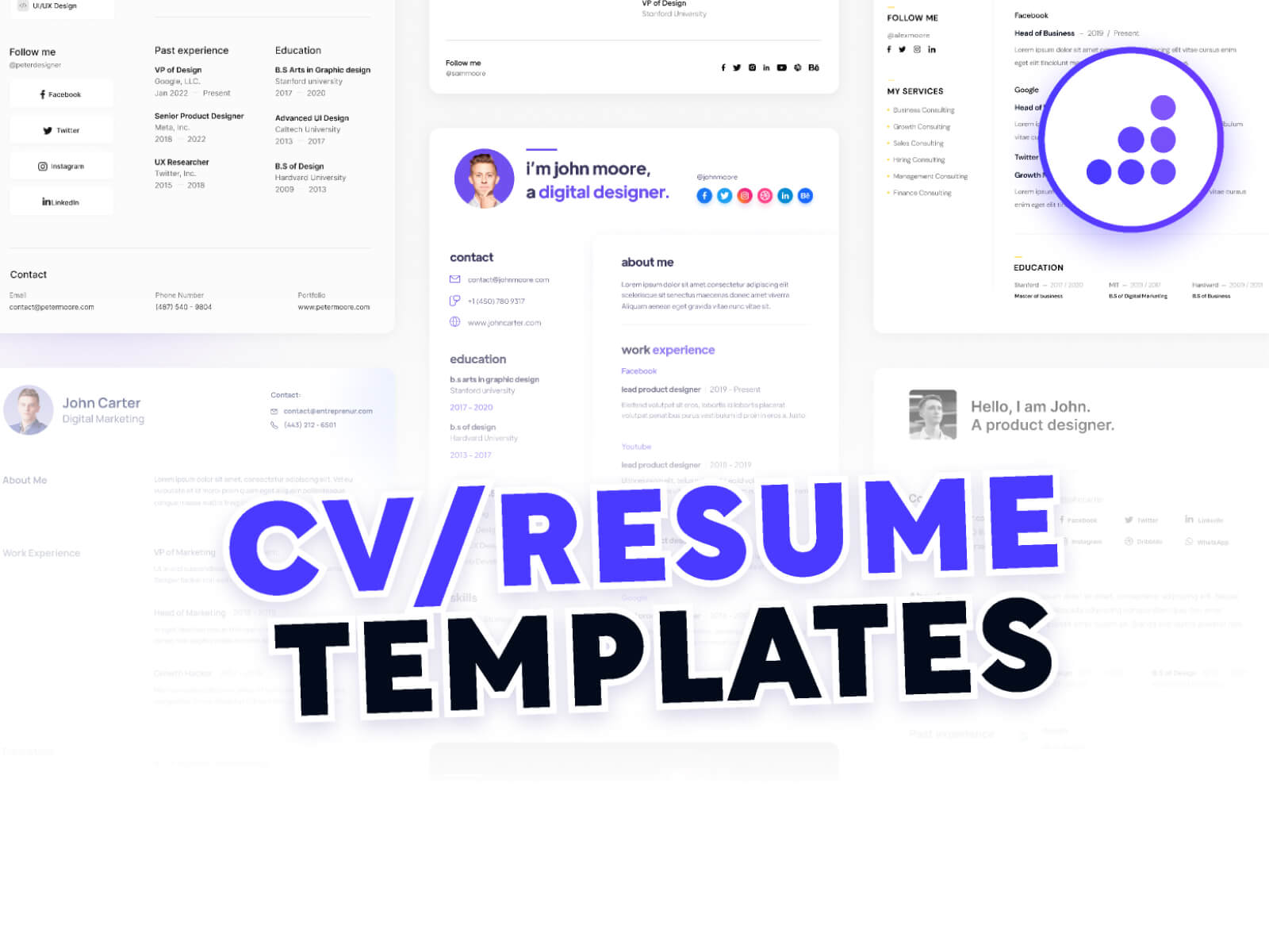 CV / Resume Templates | BRIX Templates cover image