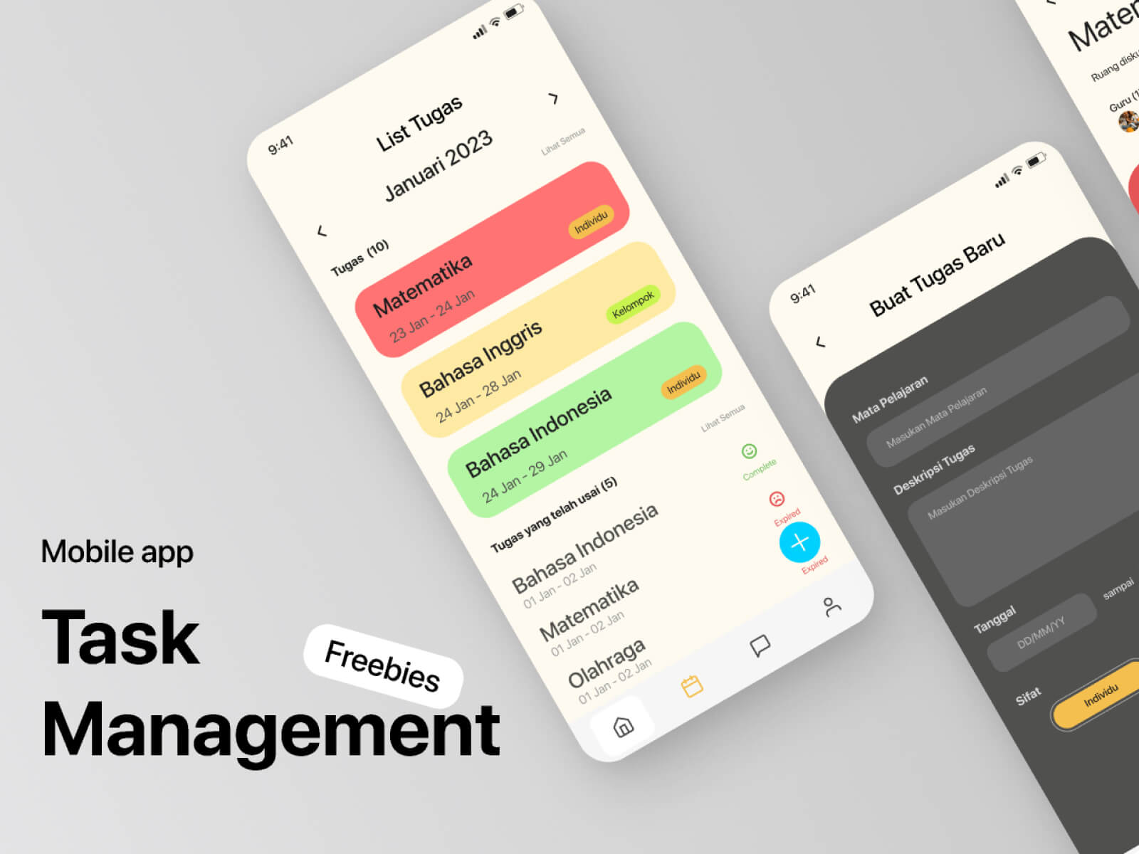 Task Management Mobile app cover image