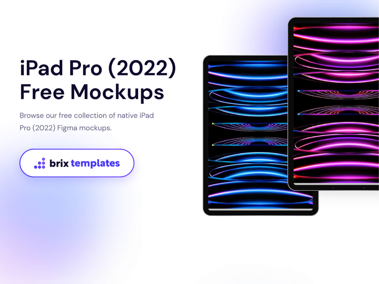 iPad Pro (2022) Free Mockups | BRIX Templates cover image