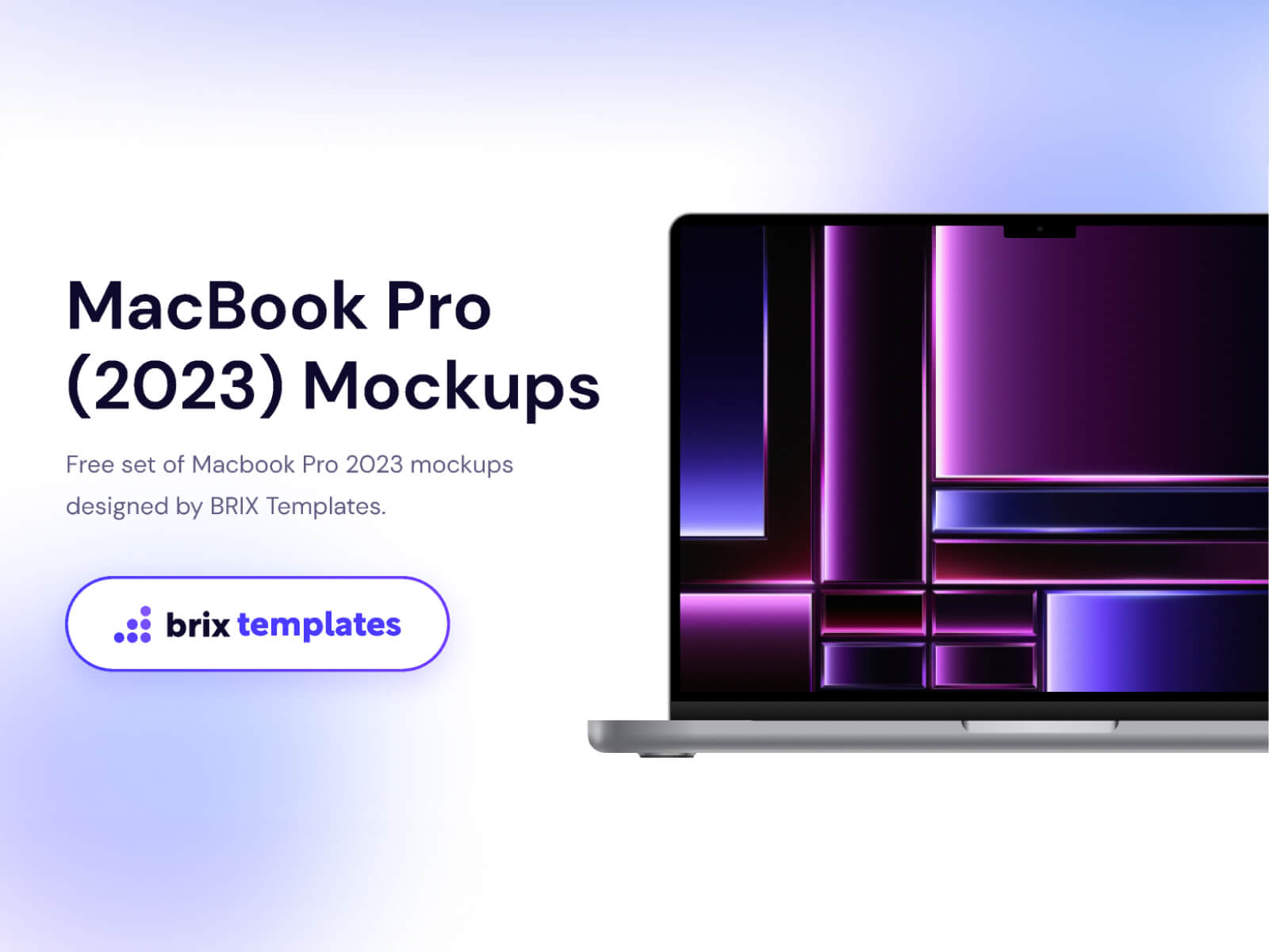 MacBook Pro (2023) Free Figma Mockups | BRIX Templates cover image