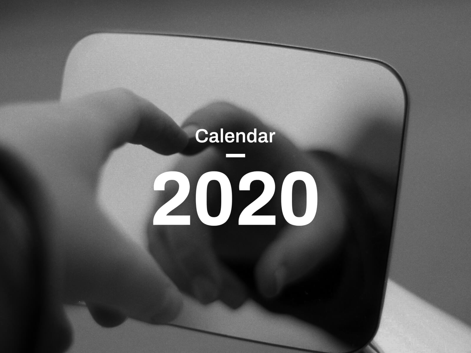 Calendar Design 2020 cover image