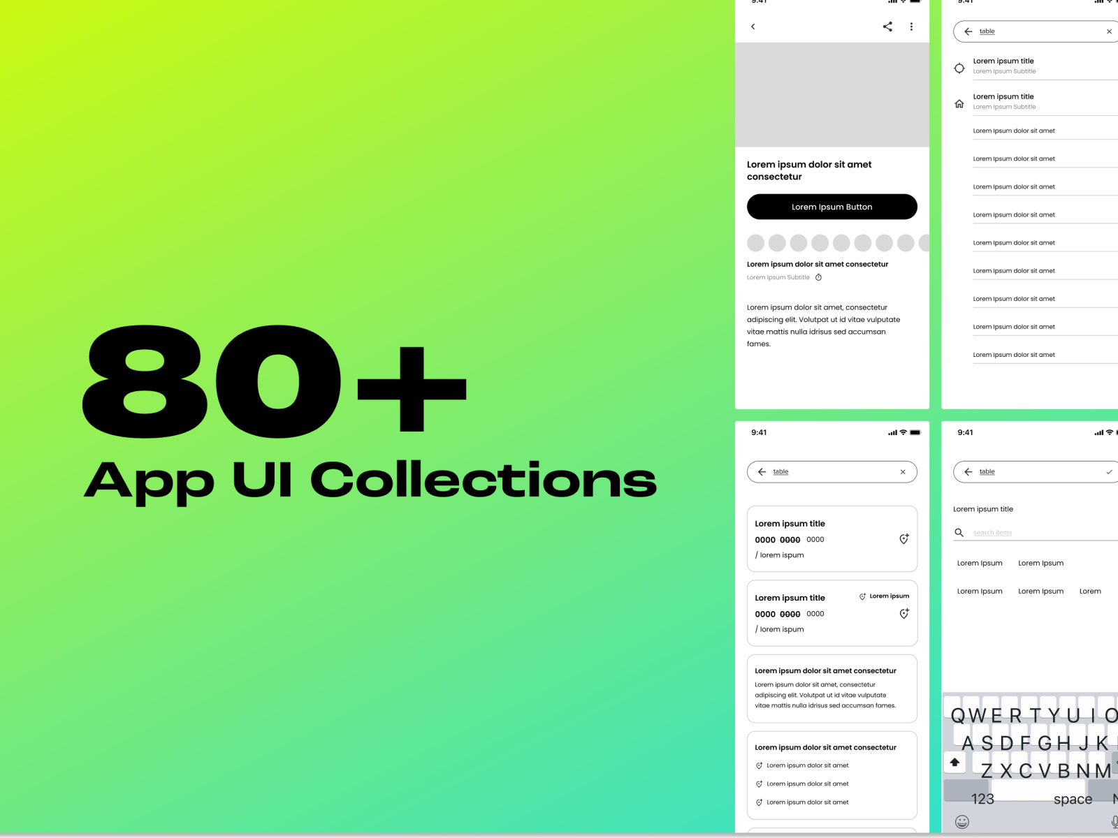 80+ App UI Screens cover image