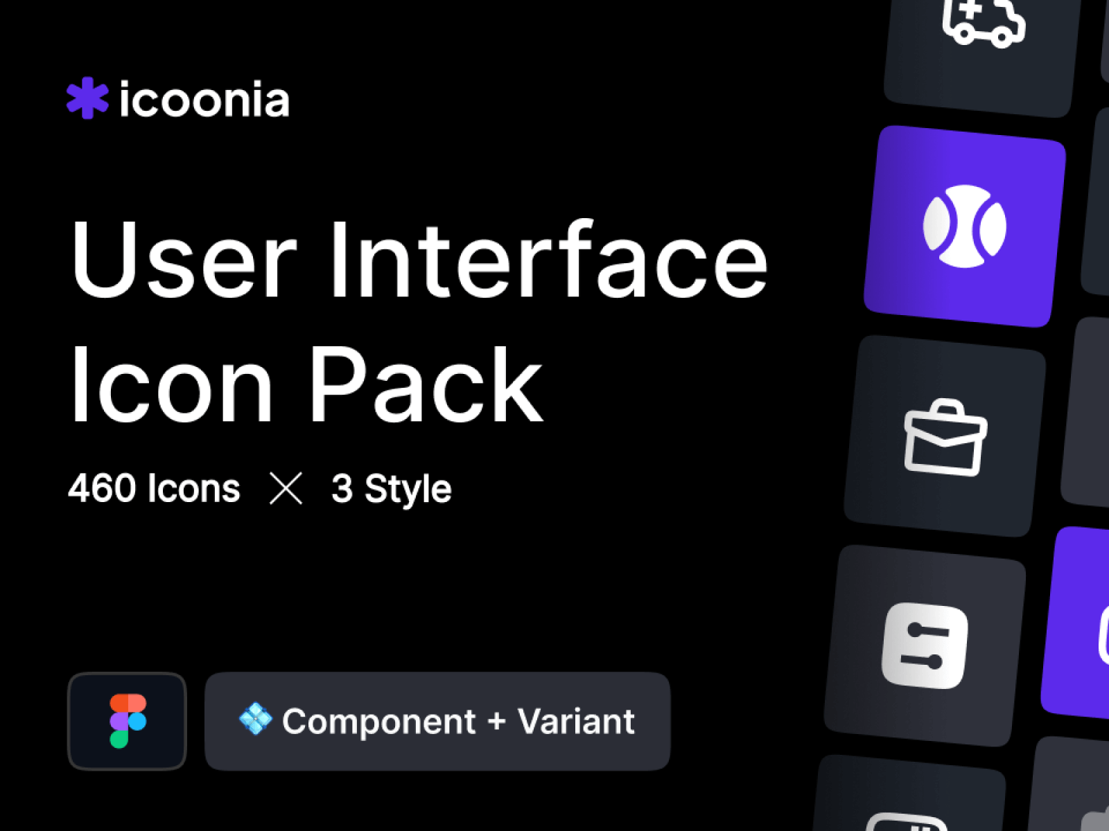 Icoonia - User Interface Icon Pack cover image