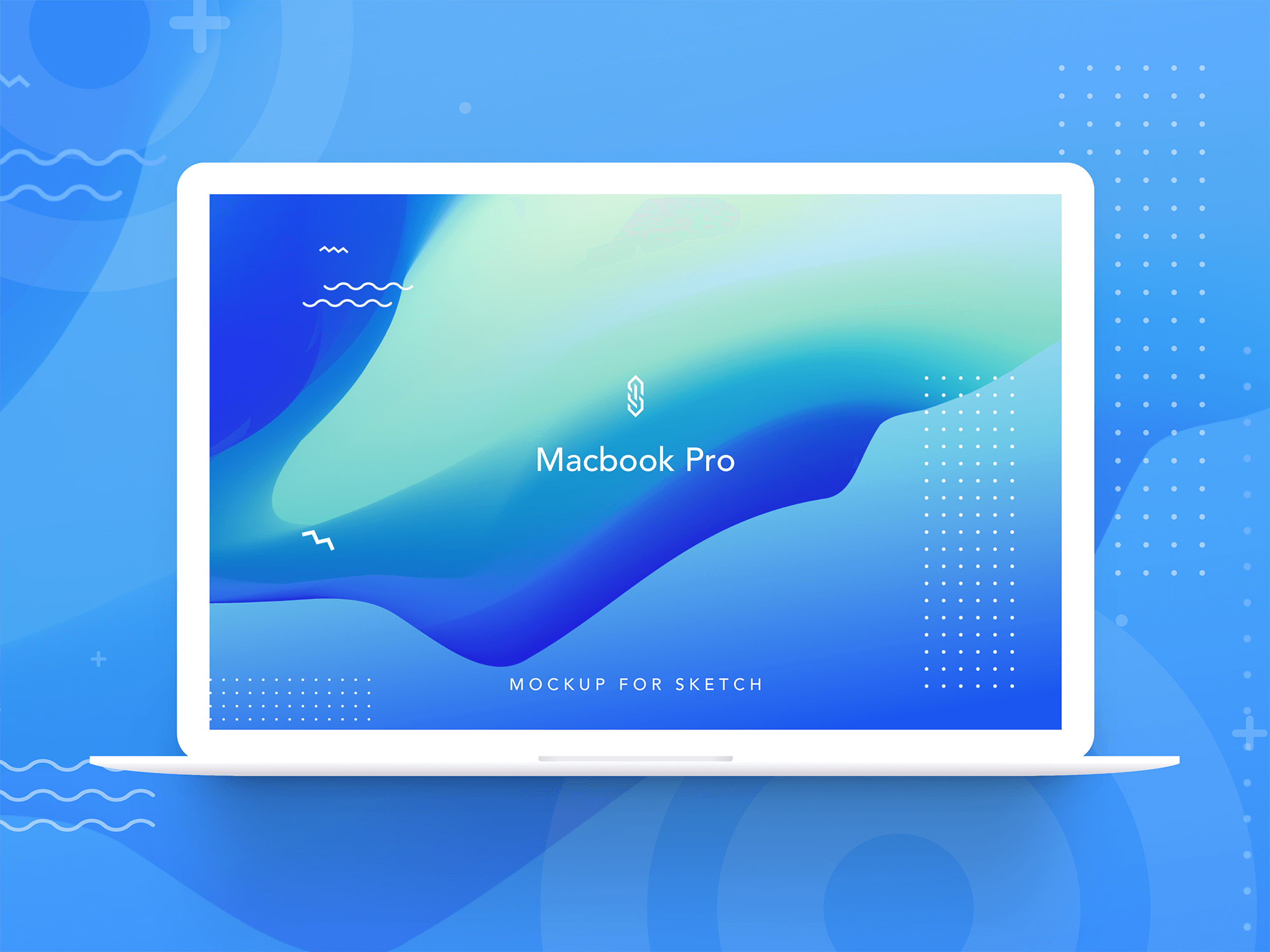 Mackbook Pro mockup presentation image