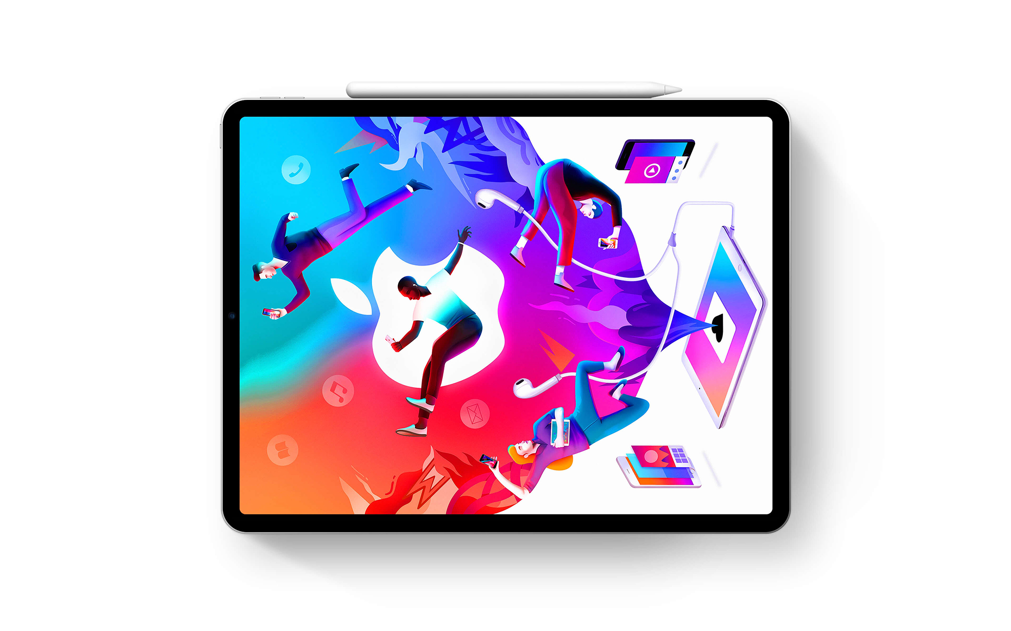IPad Pro + Pencil 2018 – Mockup 💎 presentation image