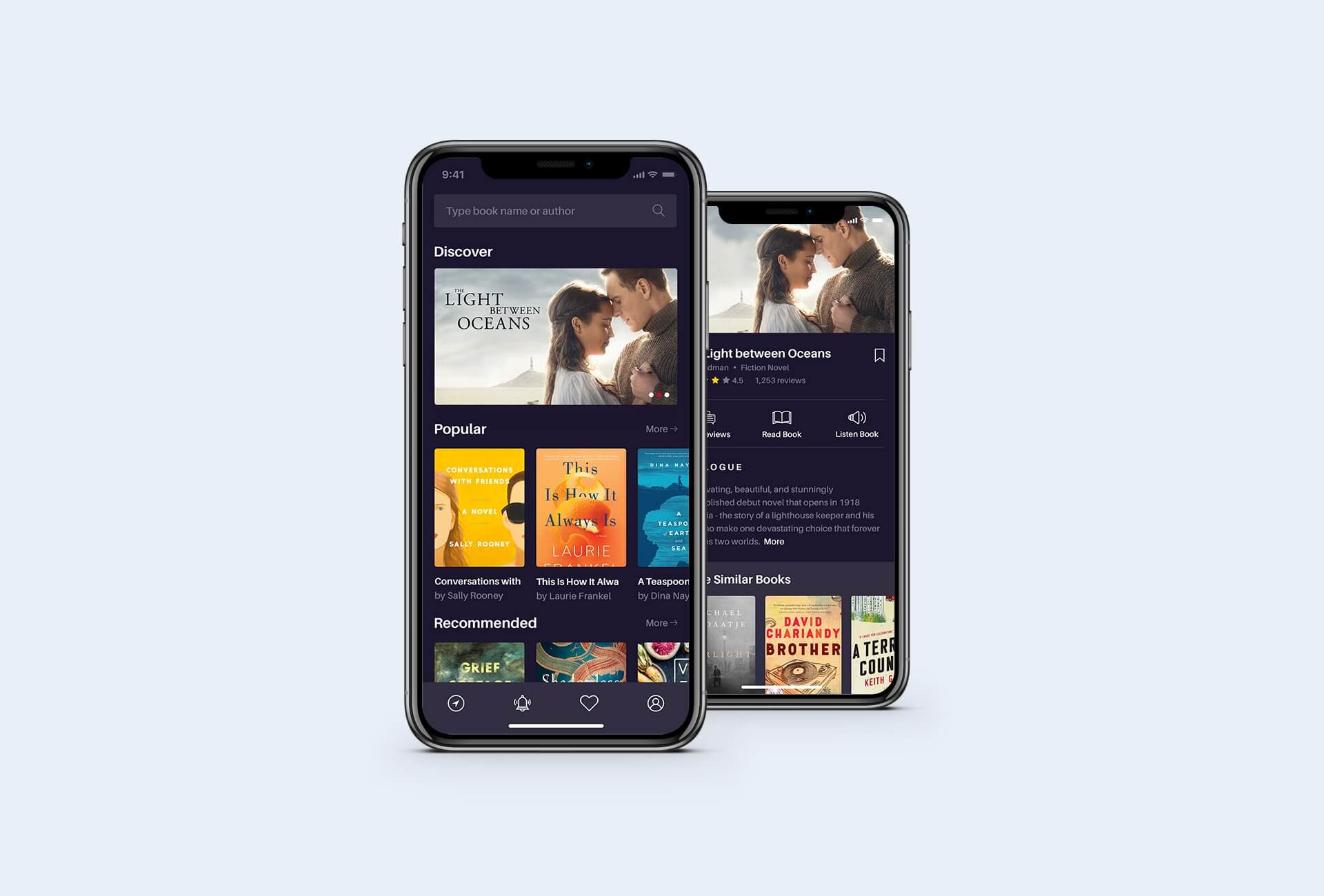Book App Project Home & Detail Page presentation image
