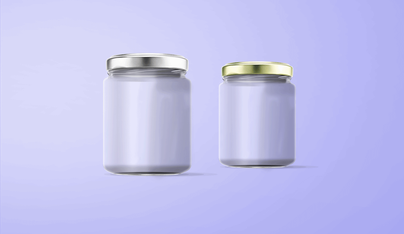 [rpstock] Glass Jar Butter Peanut Mockup PSD free presentation image