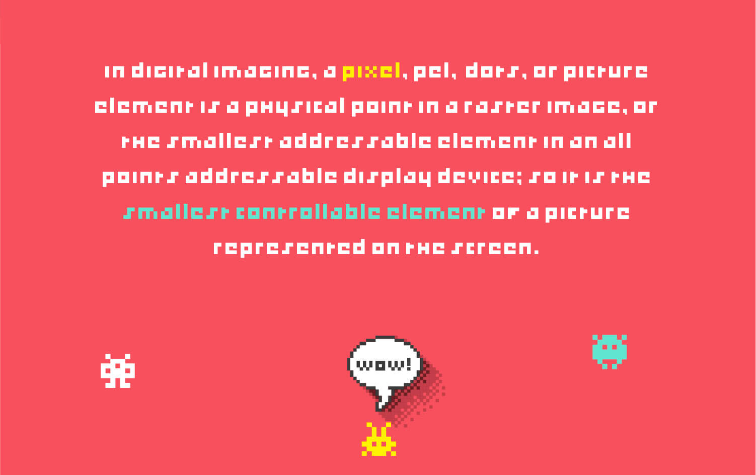 Game Over font presentation image