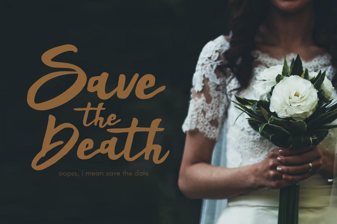 Mak Dah Brush Script Font presentation image