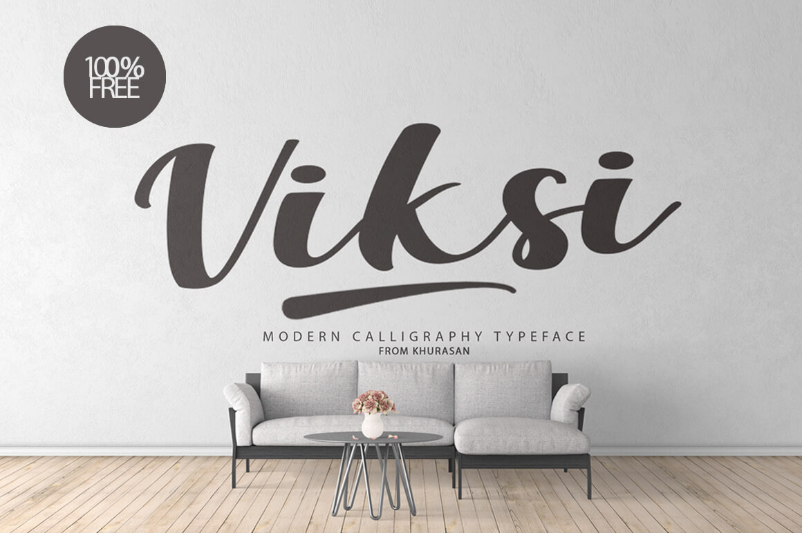Viksi Script Free presentation image