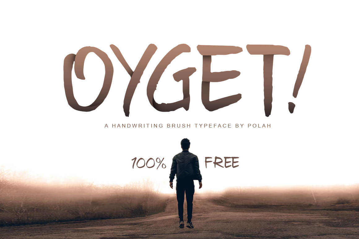 Free - Oyget! Font presentation image
