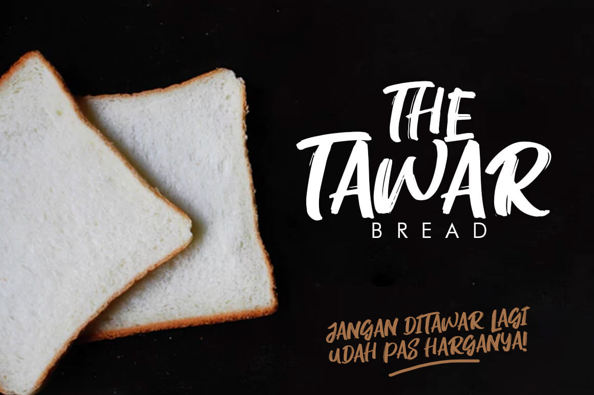 Rogeu Brush Font presentation image