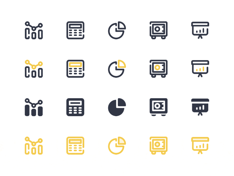 Finance Icons presentation image