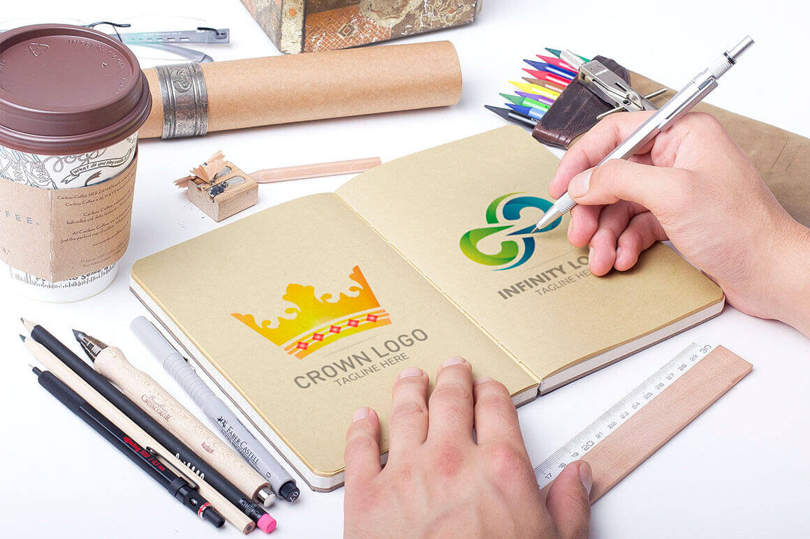 6 Modern Logo Template 1 presentation image