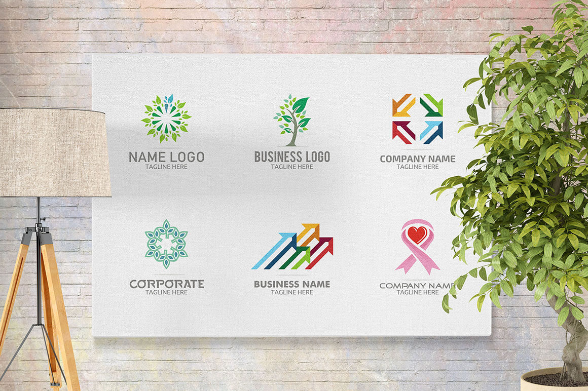 6 Modern Logo Template 2 presentation image