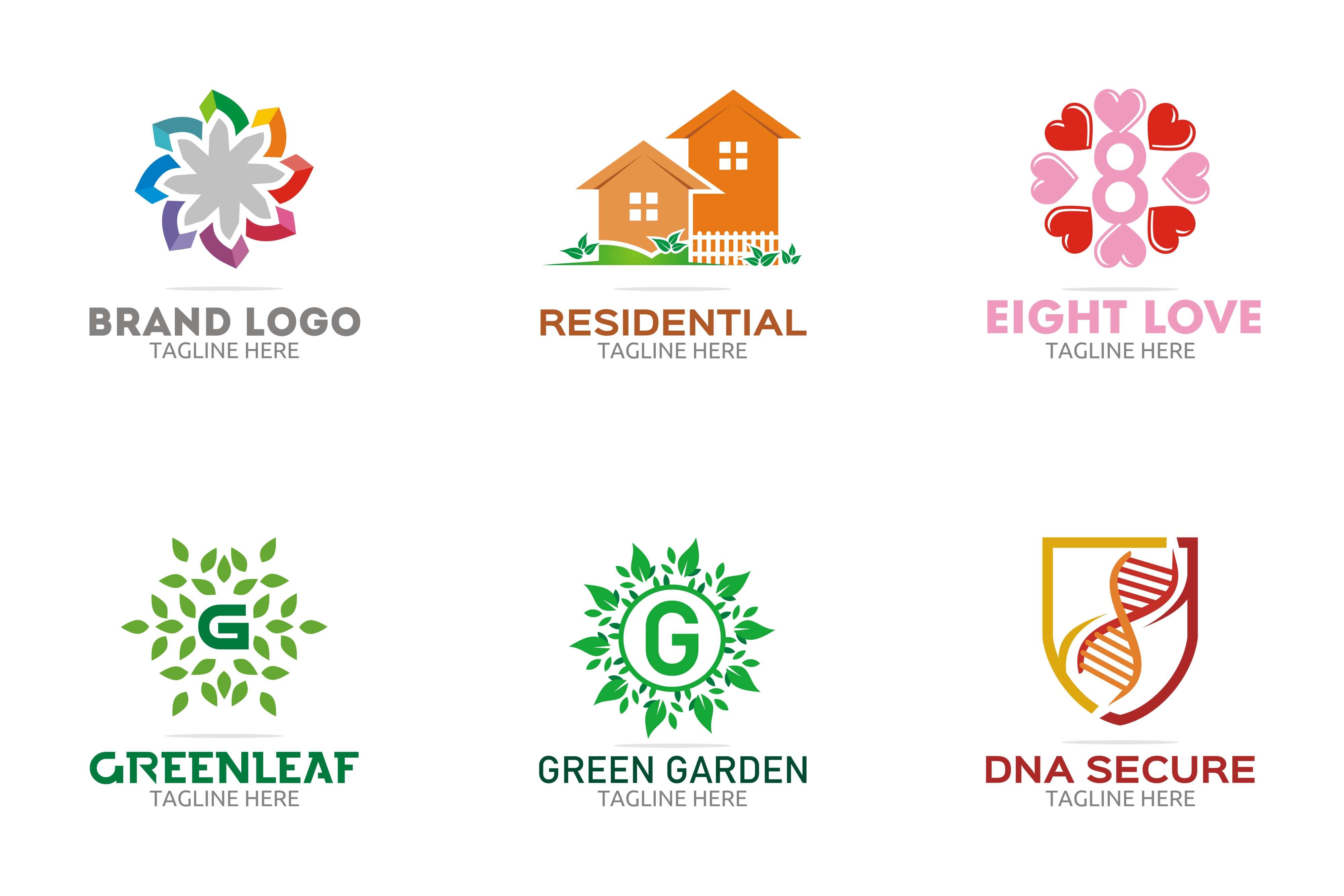 6 Modern Logo Template 3 presentation image