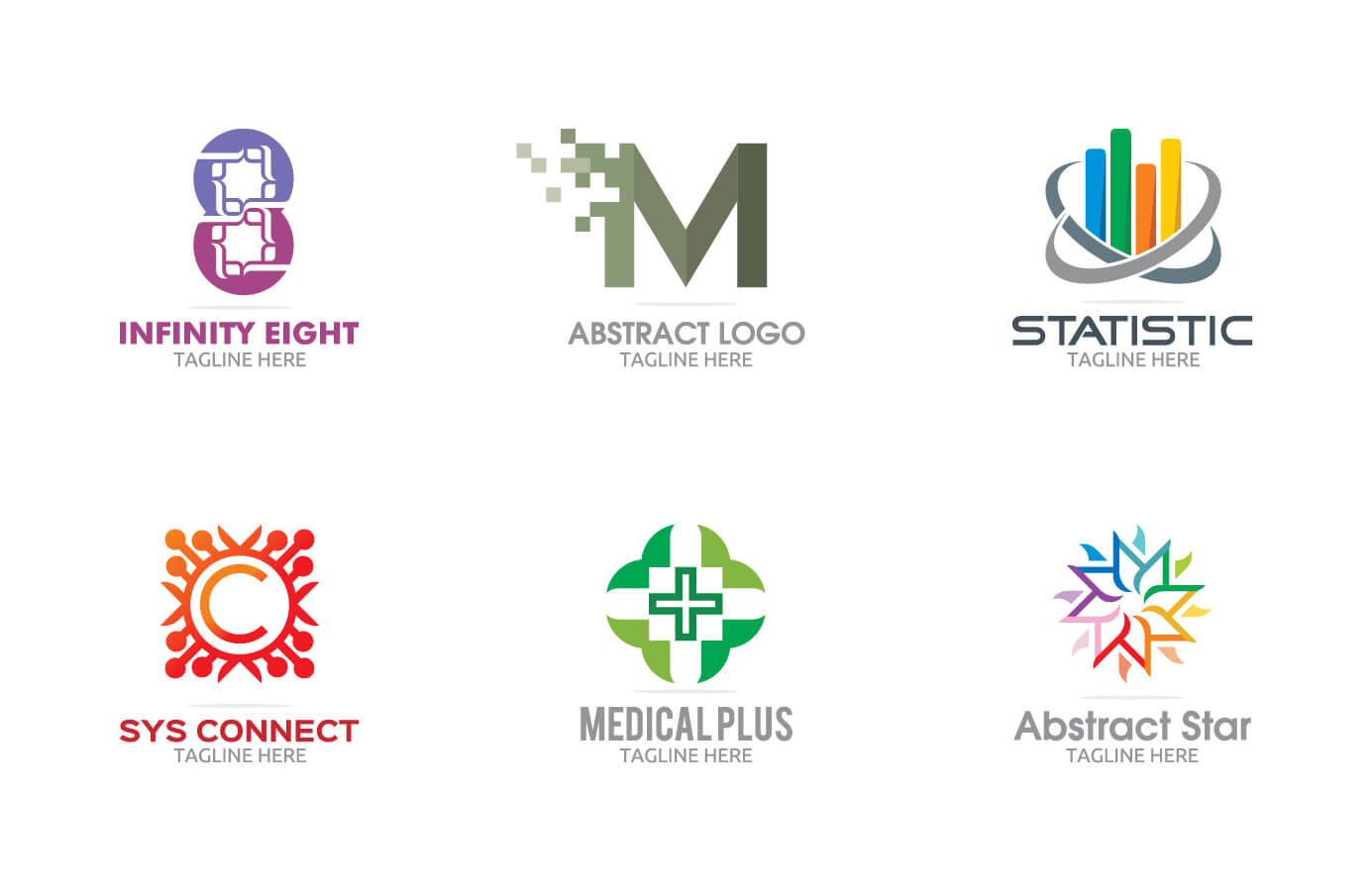 6 Modern Logo Template 7 presentation image