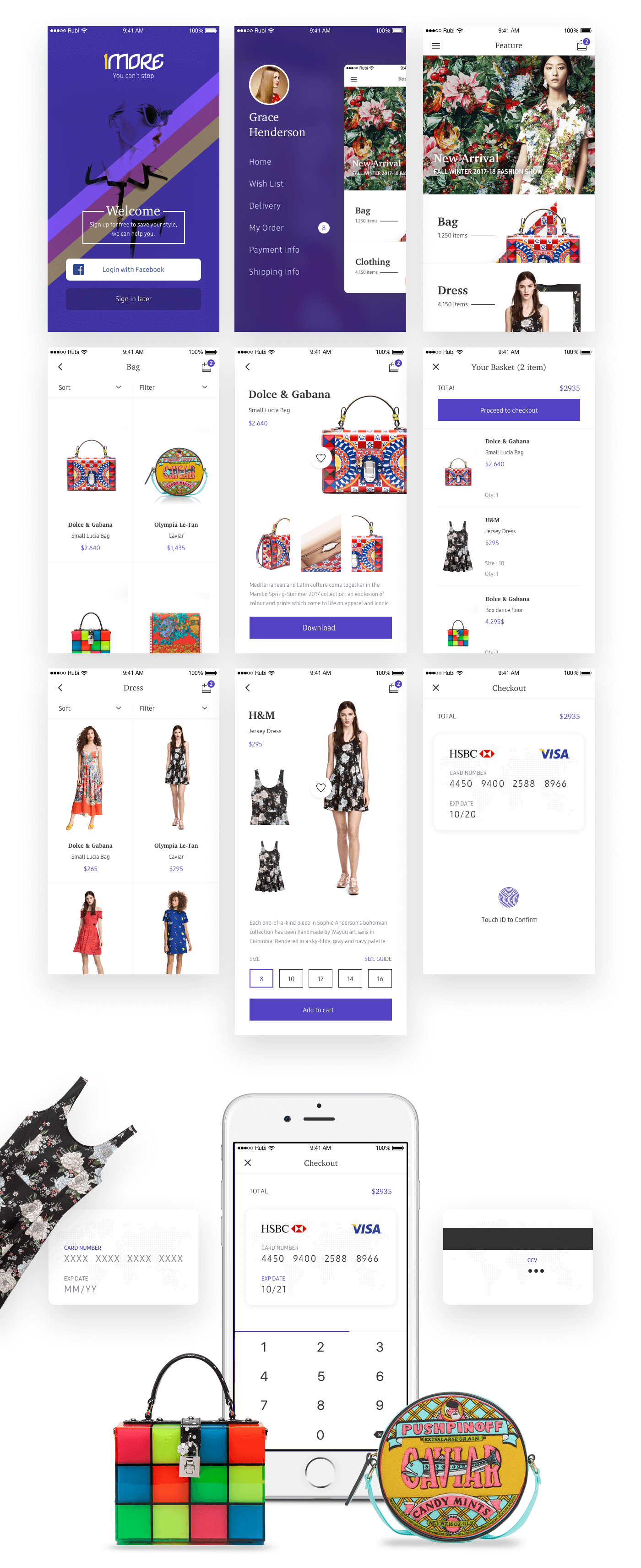 1More Store - Free Sketch & Principle presentation image