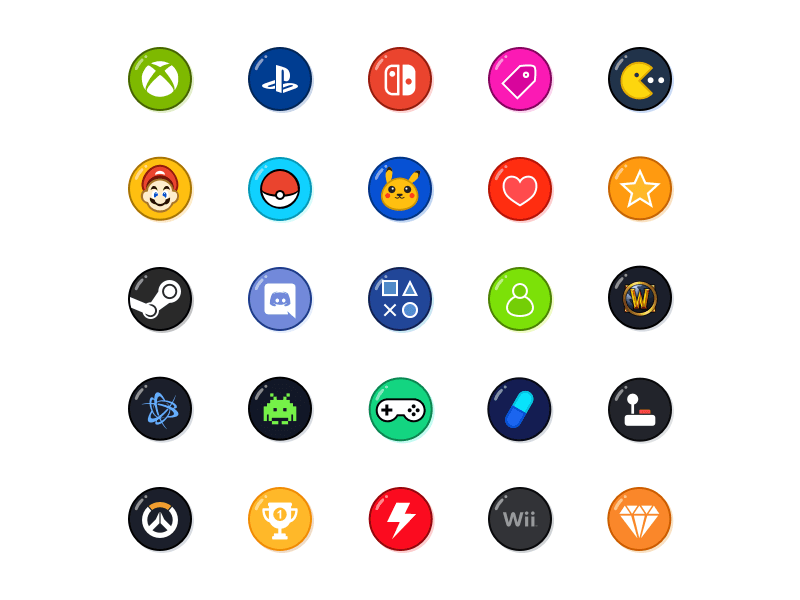 Free Game Icons presentation image