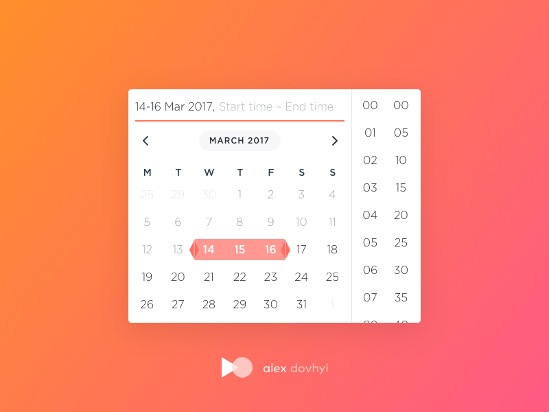 Date Range Selector presentation image