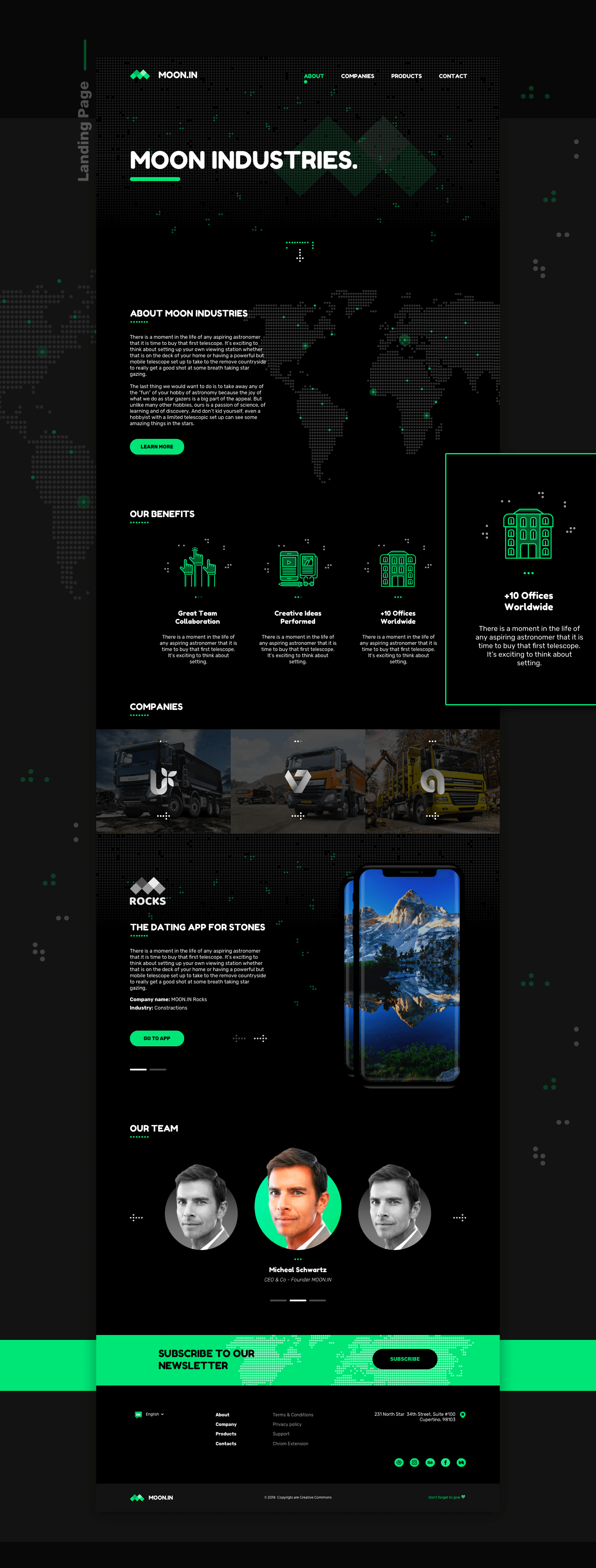 Freebie MOON.IN presentation image