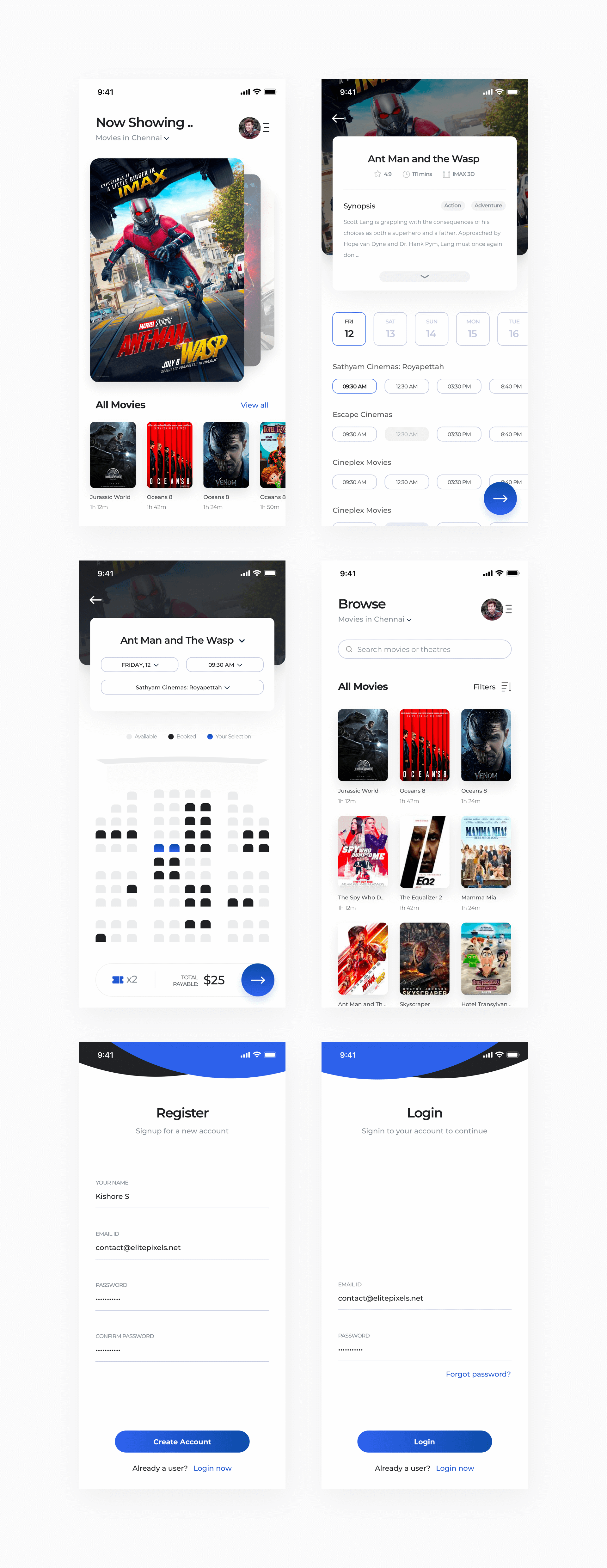 Movie Booking App | Day 222/365 - Project365 presentation image