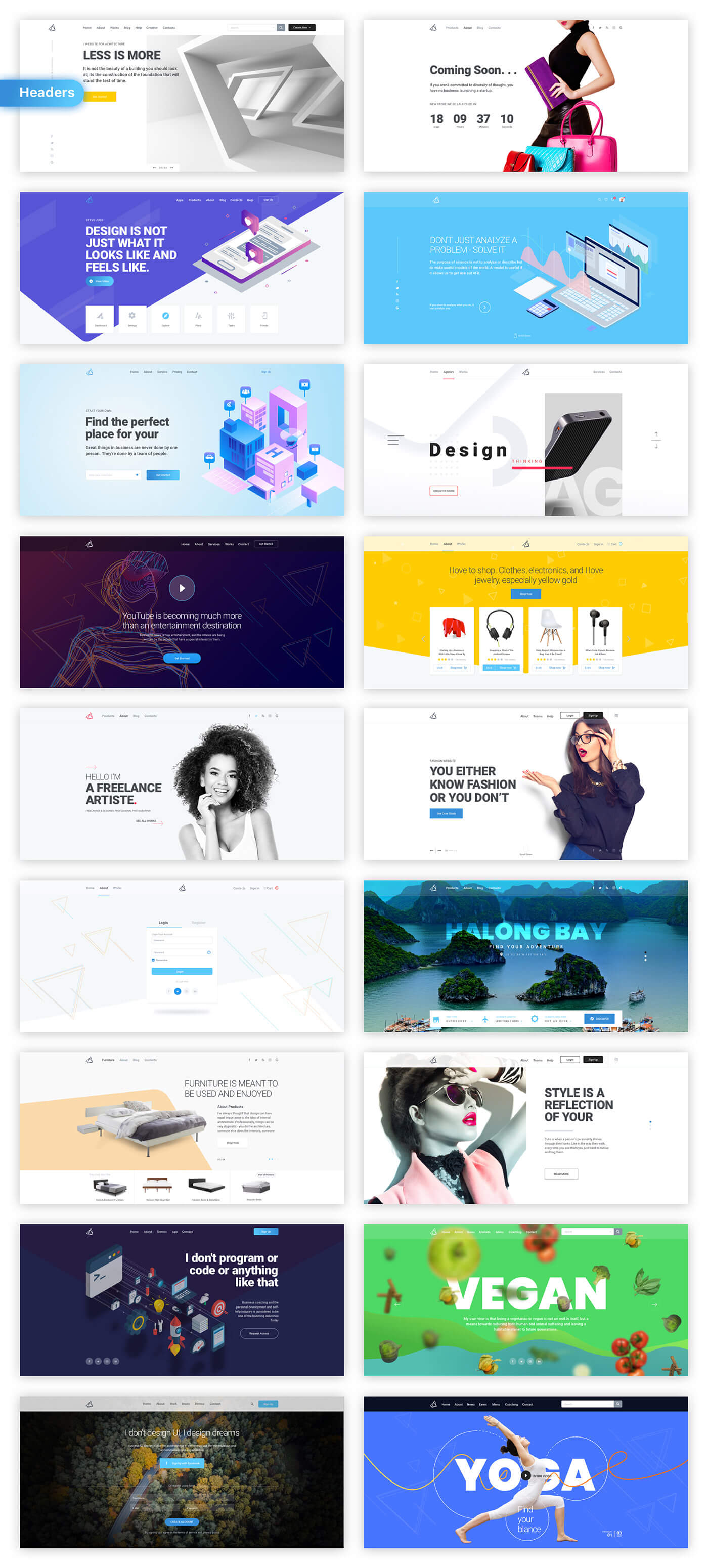 Ataman Web UI Kit - Templates For Sketch & Photoshop CC presentation image