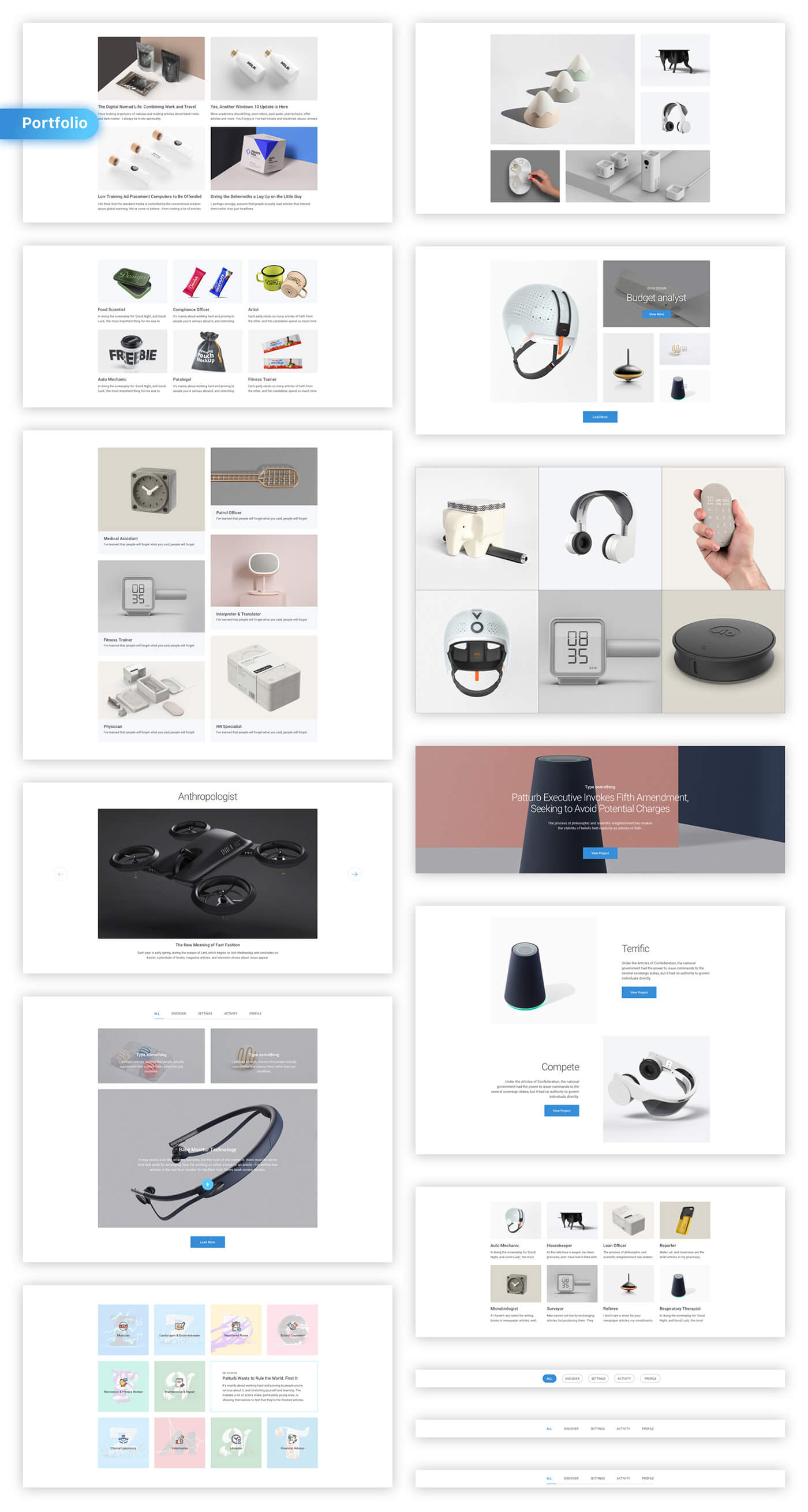 Ataman Web UI Kit - Templates For Sketch & Photoshop CC presentation image