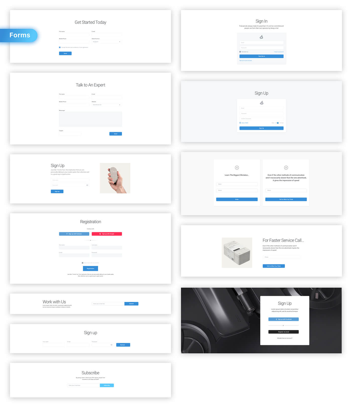 Ataman Web UI Kit - Templates For Sketch & Photoshop CC presentation image