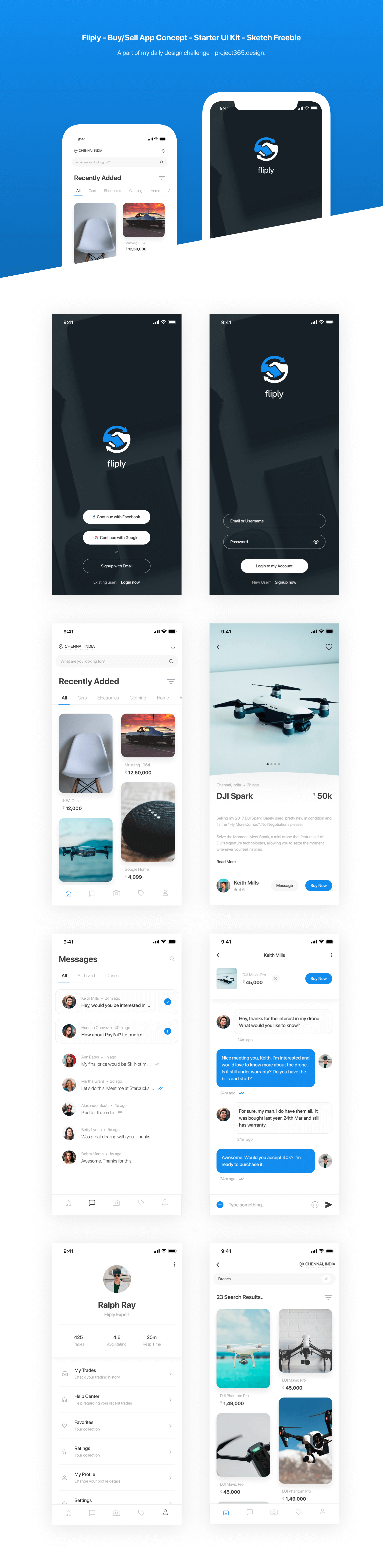 Buy/Sell - Marketplace App | Day 257/365 - Project365 presentation image