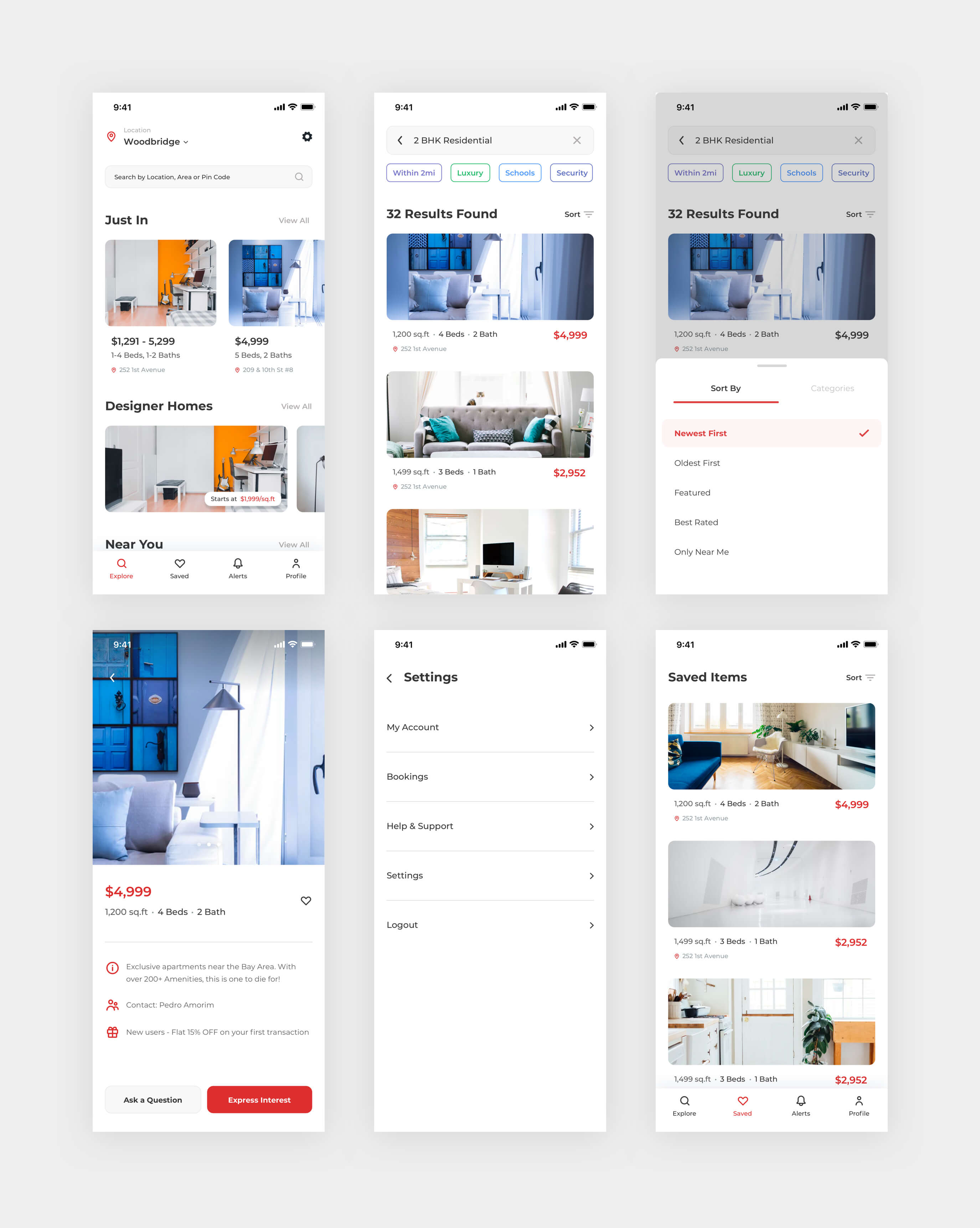 Real Estate App Concept | Day 327/365 - Project365 presentation image