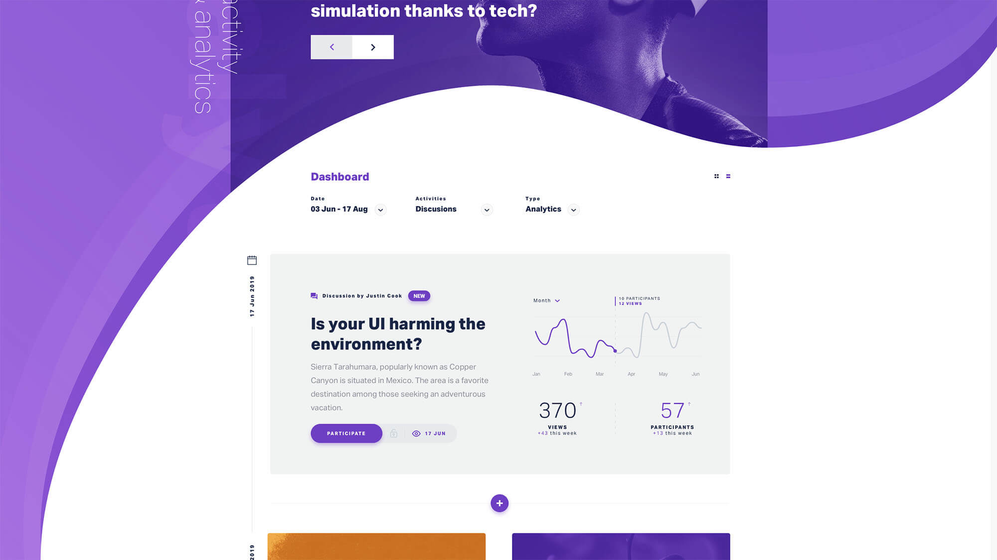 Analytics UI Kit by DtailStudio.com presentation image