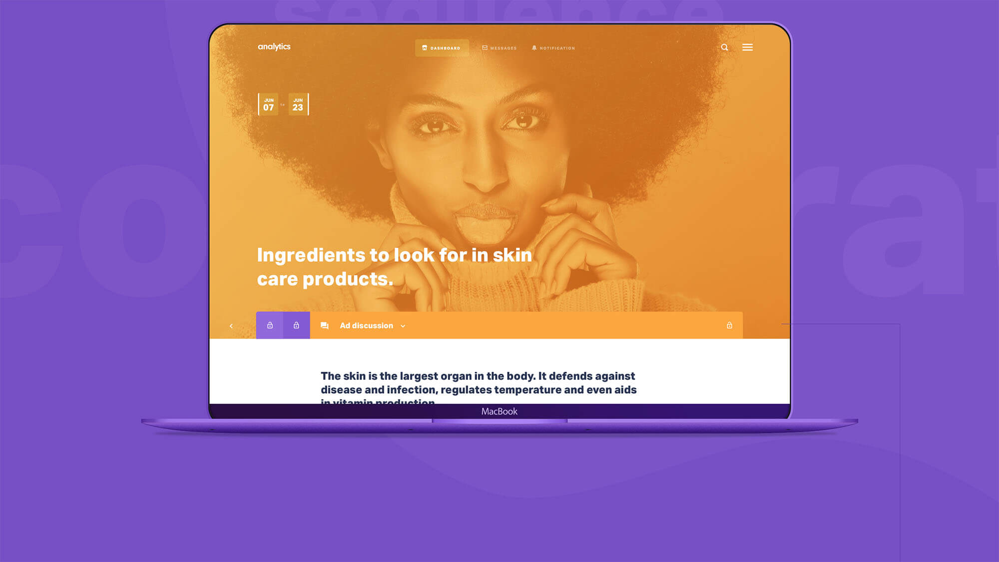 Analytics UI Kit by DtailStudio.com presentation image