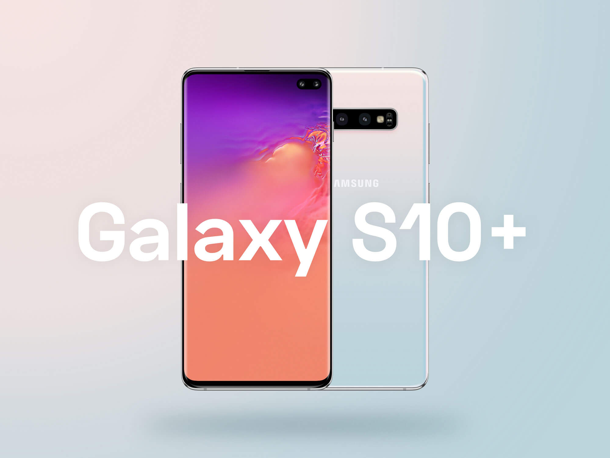 Galaxy S10+ Mockup presentation image