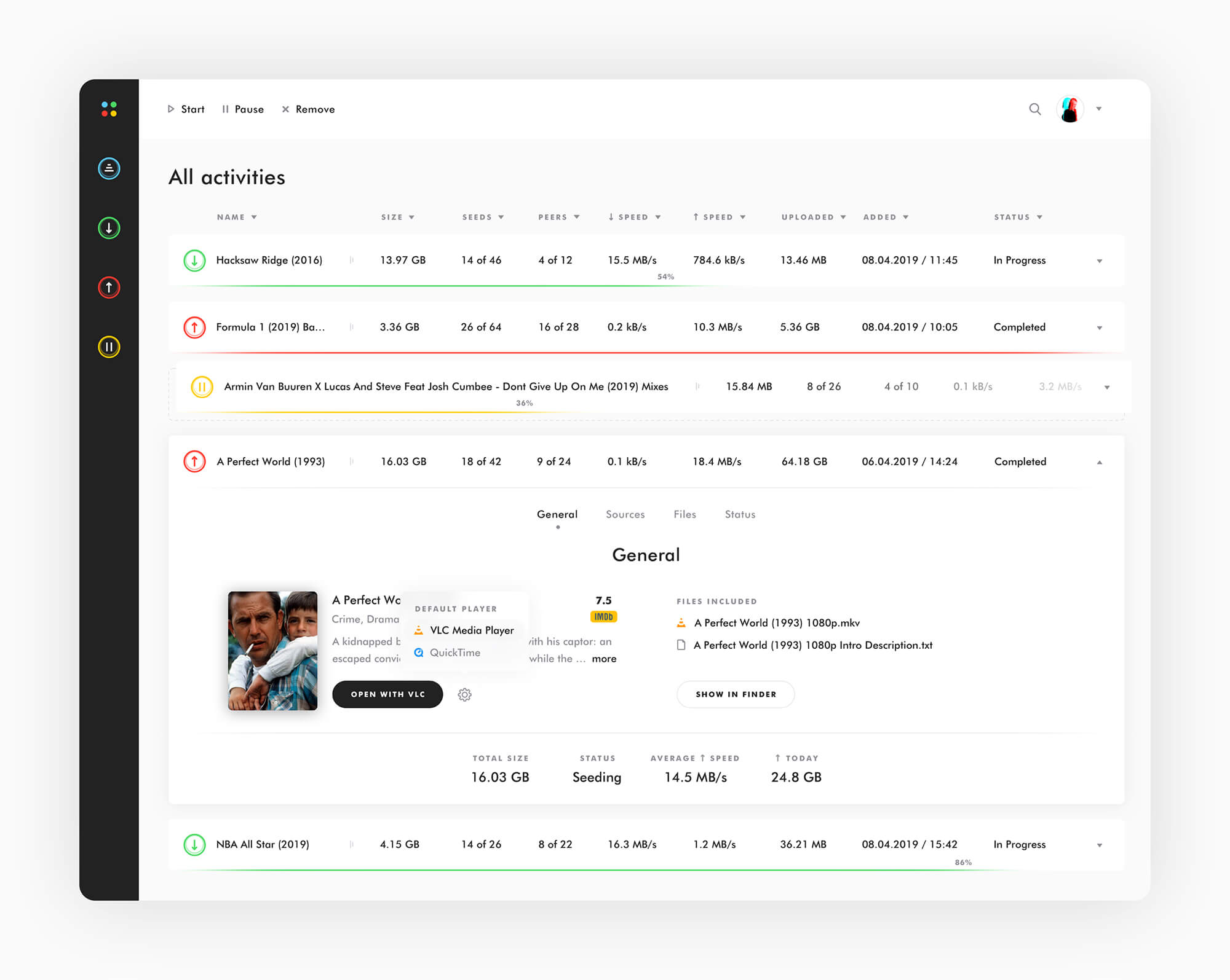 Application - Freebie (Sketch & InVision Studio) presentation image