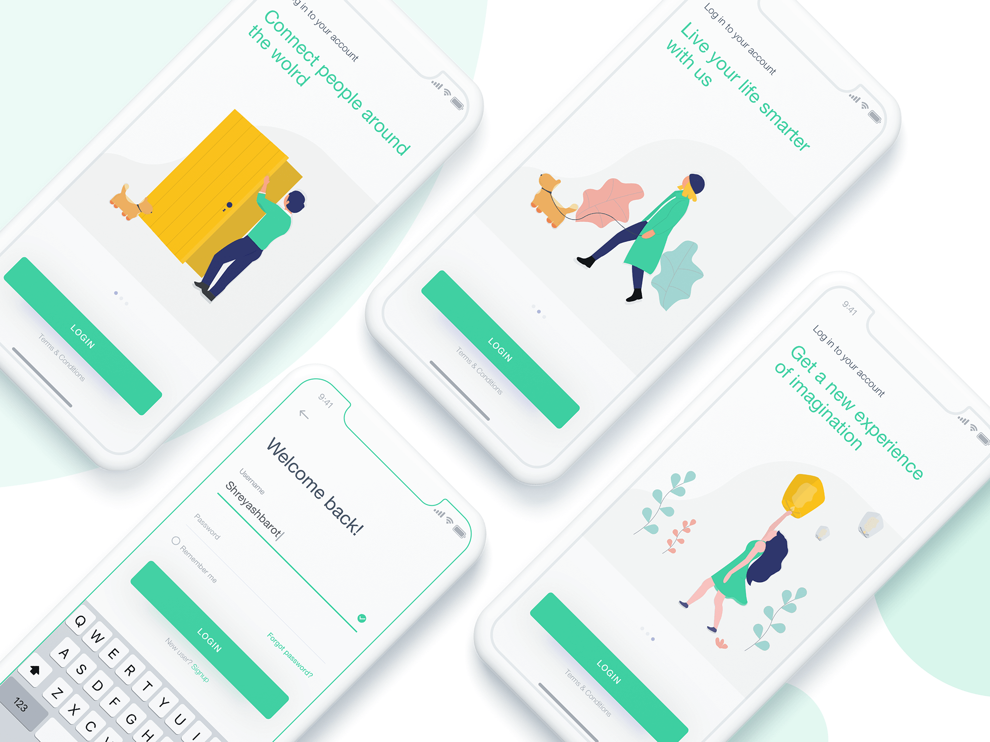 Login Freebie presentation image