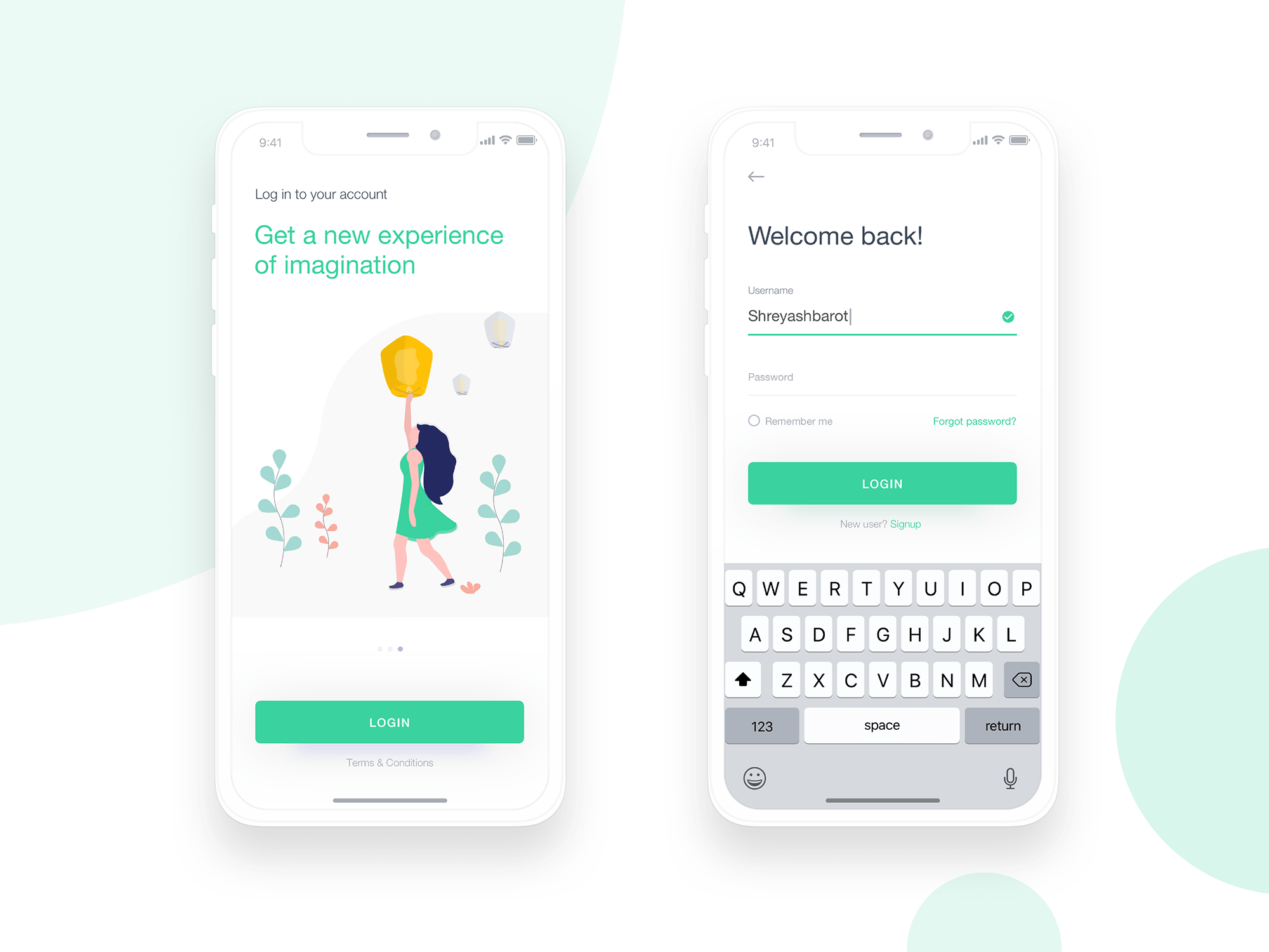 Login Freebie presentation image