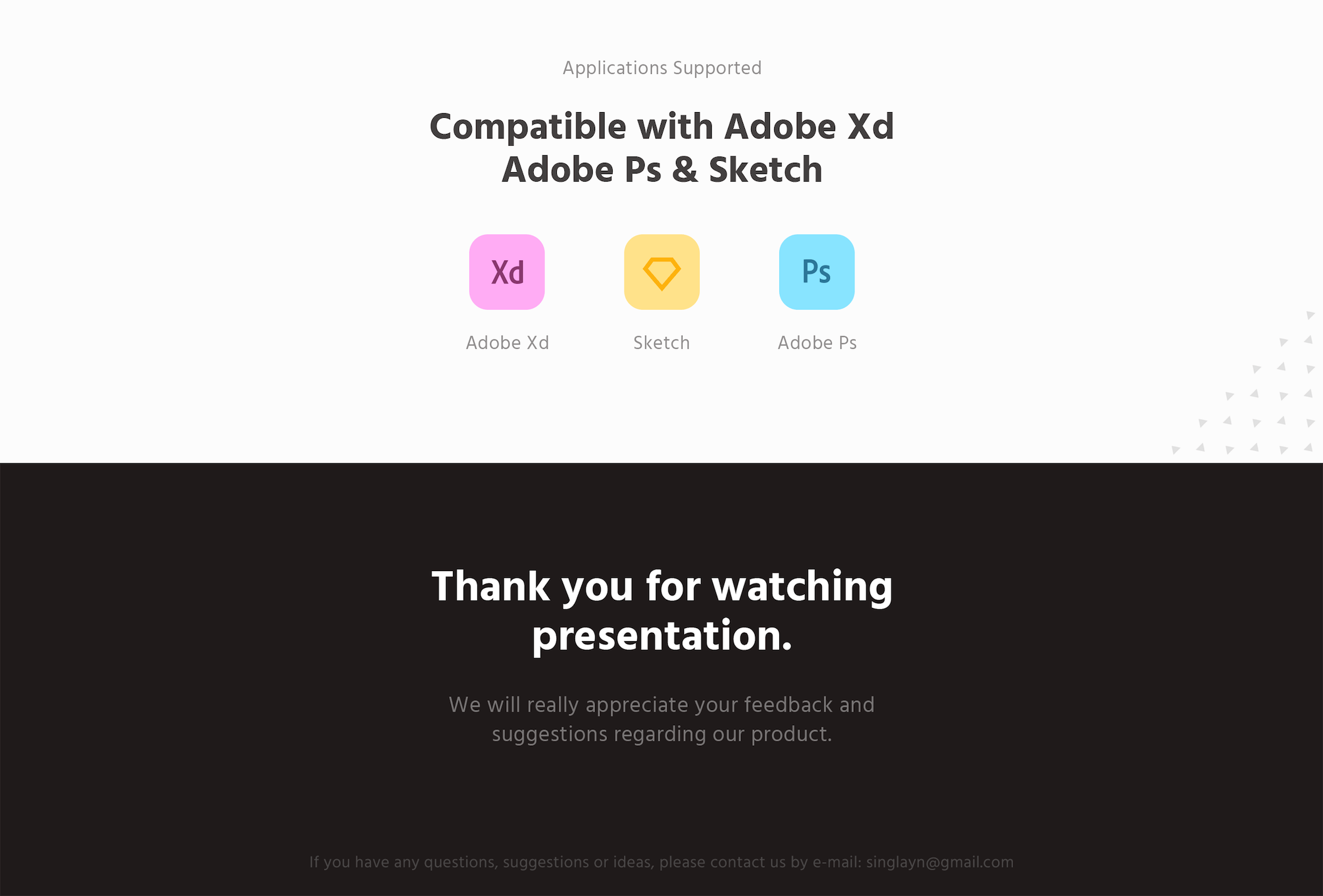 Makeapp Wireframe Kit presentation image