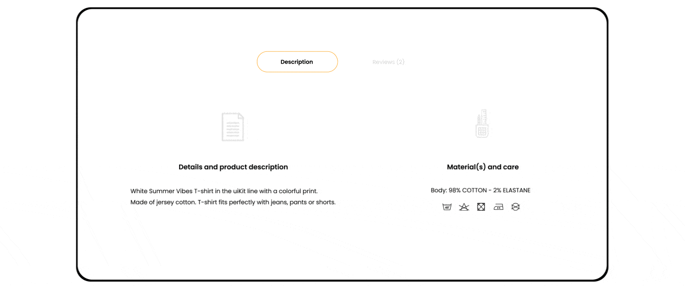 Responsive eCommerce UI kit presentation image