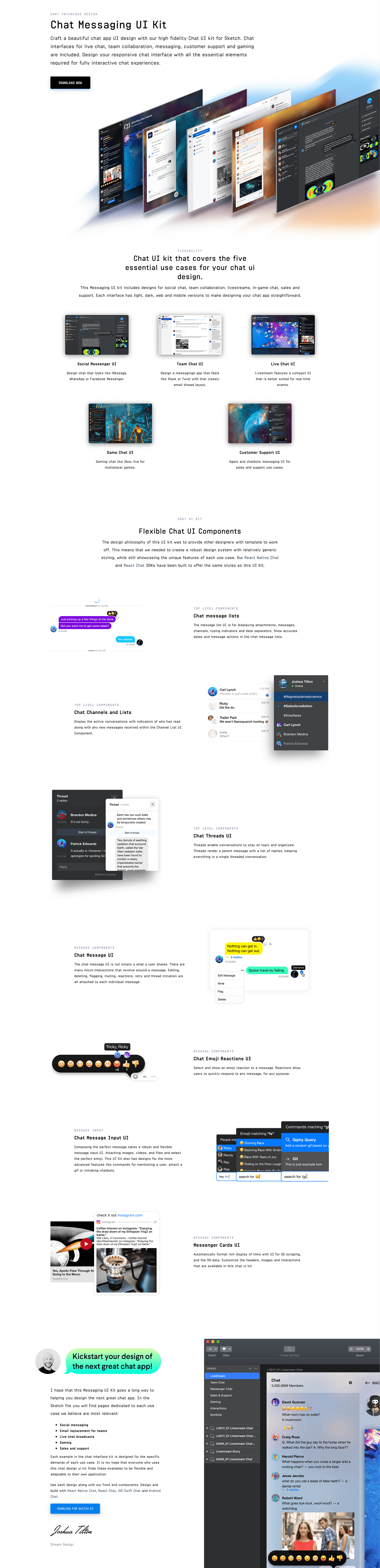 Chat & Messaging UI Kit presentation image