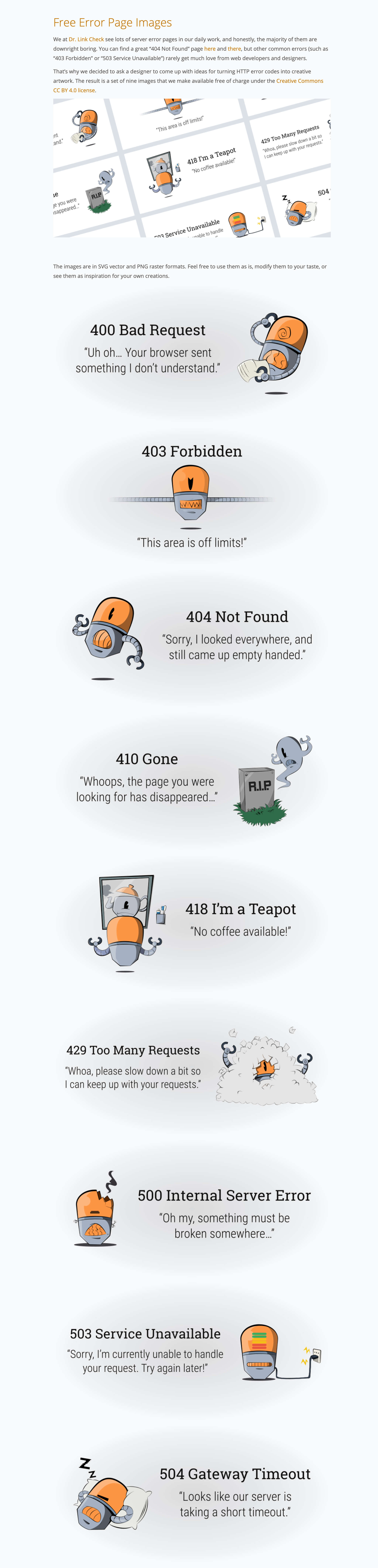 Server Error Illustrations presentation image