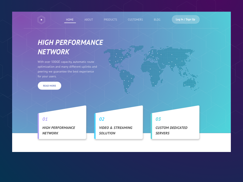 Homepage - With Sketch Source File presentation image