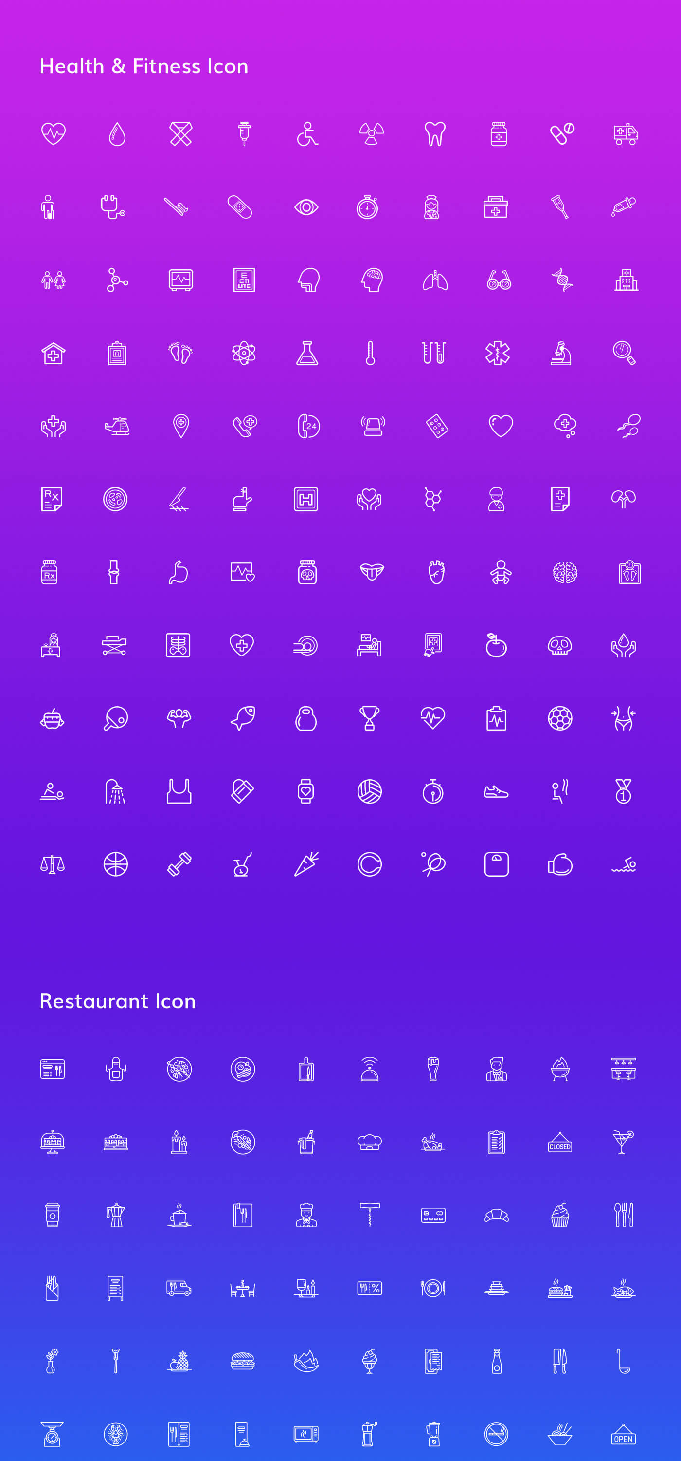 Line Icon Bundles presentation image