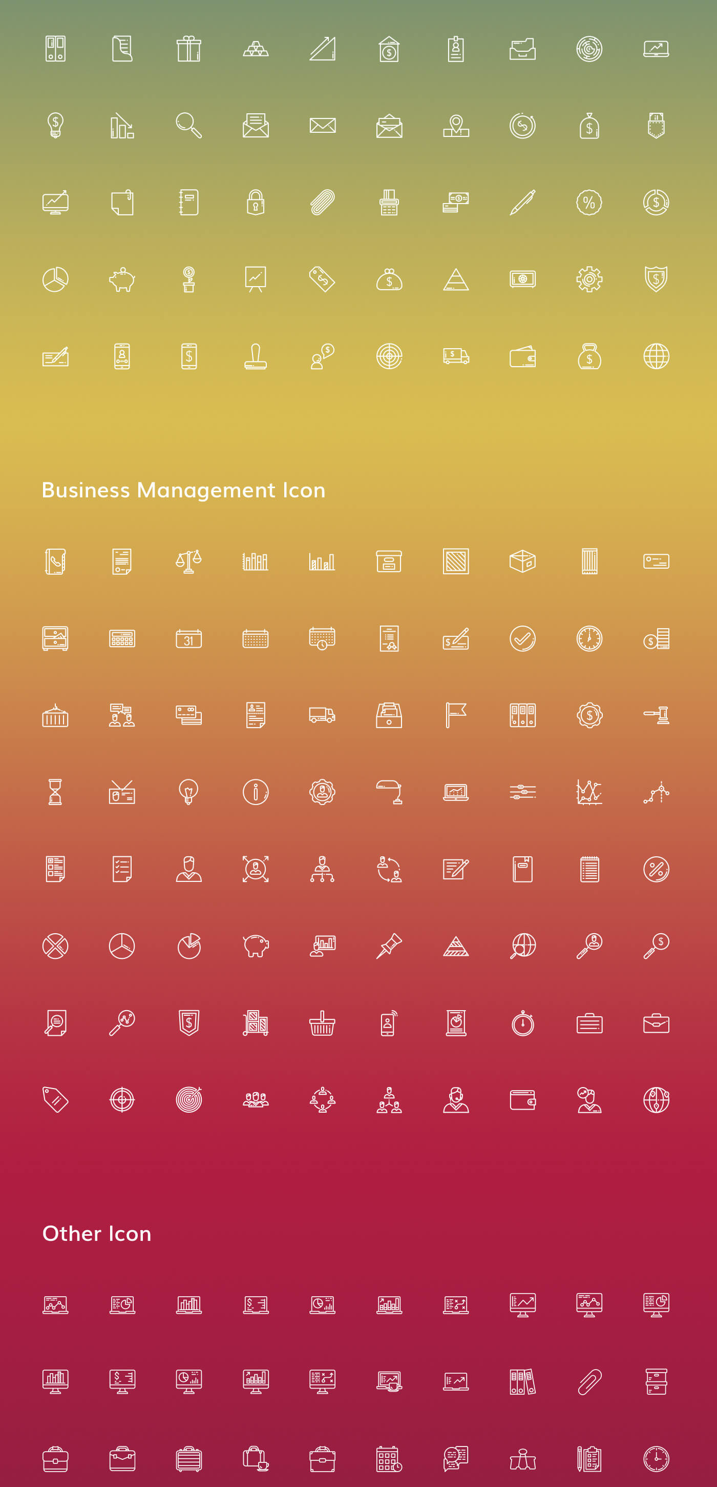 Line Icon Bundles presentation image