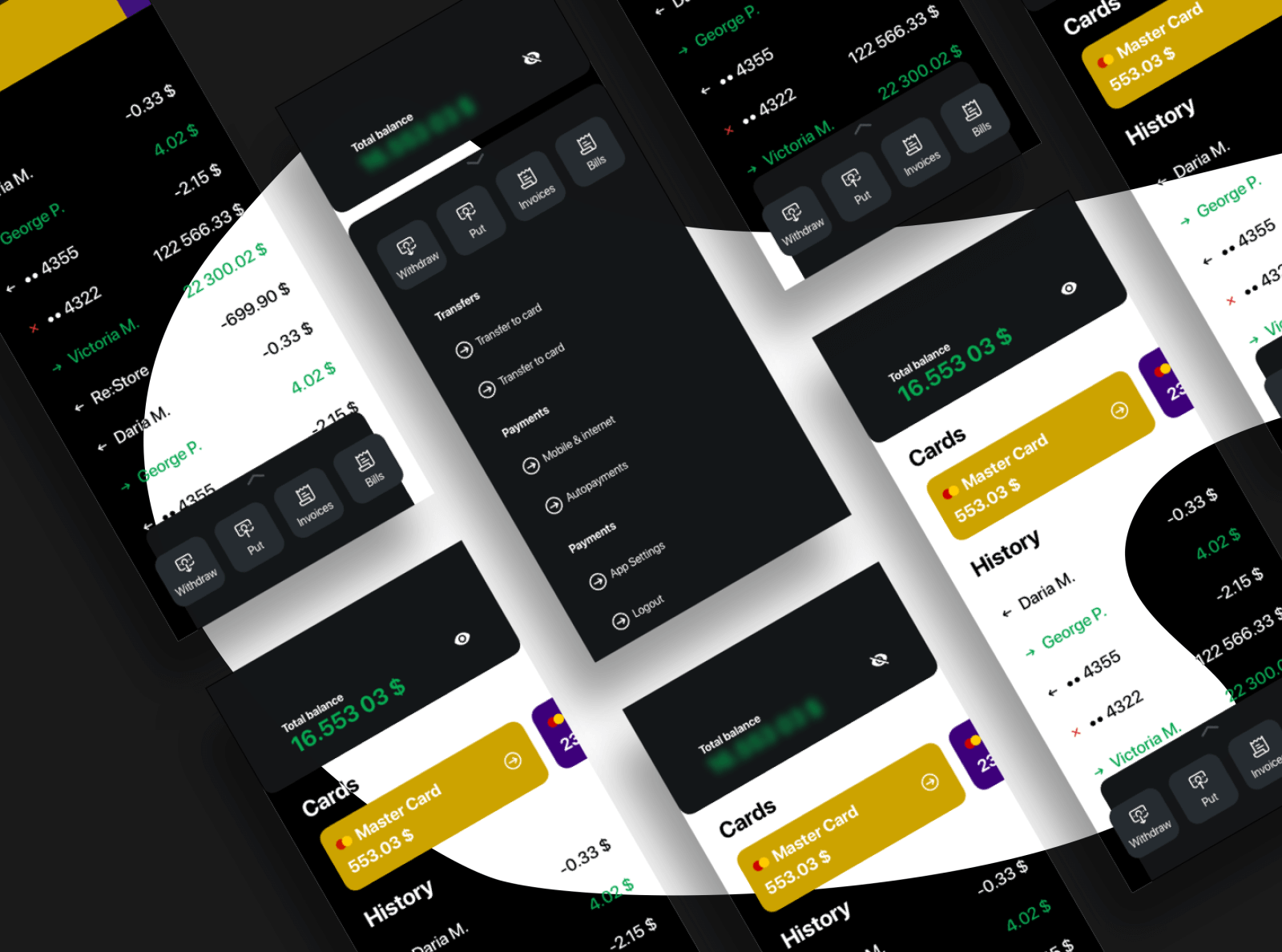 002 - Wallet app #DailyUI presentation image